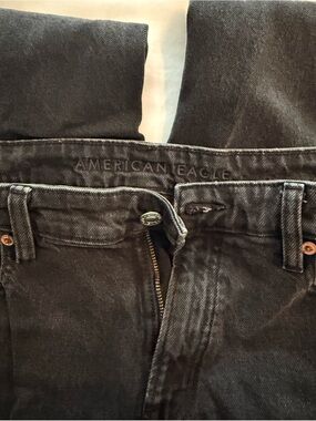 American Eagle Outfitters Women's Black Jeans - Classic Straight Fit